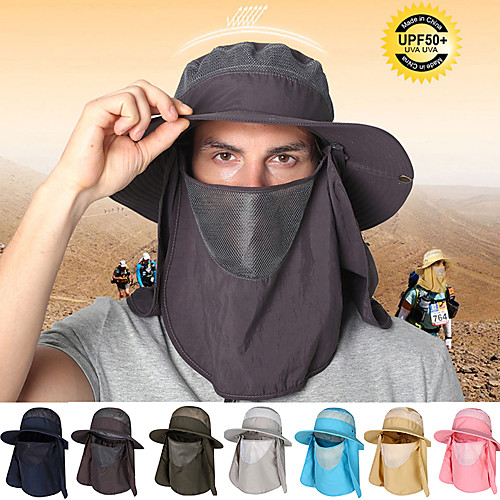 

Fishing Hat Hiking Hat Fashion Summer Outdoor Sun Protection Fishing Cap Neck Face Flap Hat Wide Brim Camping Hunting Fishing Men's Women's