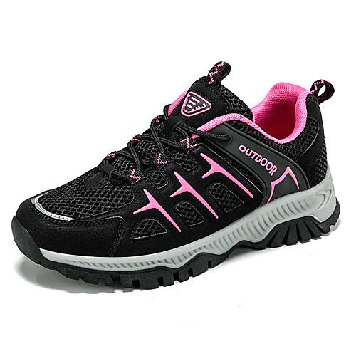 

Women's Hiking Shoes Sneakers Anti-Slip Breathable Wearable Comfortable Hiking Outdoor Exercise Running Spring, Fall, Winter, Summer Black Grey