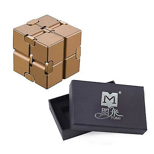 

metal infinity magic cube-finger antistress anxiety relaxing tool