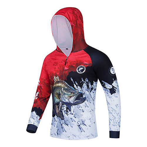 

Men's Rain Jacket Fishing Jacket Windproof Breathable Rain Waterproof Jacket Winter Sports & Outdoor Fishing / Fleece