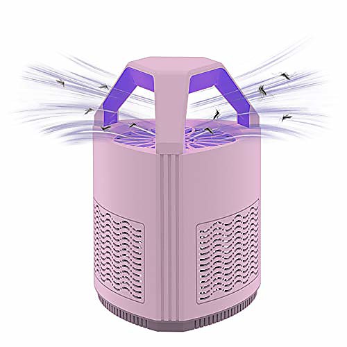 

mosquito lamp 5w insect killer 5v safer energy-saving uv electric usb mosquito killer quiet, against flies and mosquitoes, electric cable 1.2m, ideal for camping bedroom, pink