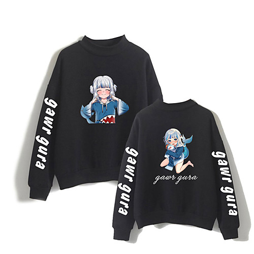 

Inspired by Gawr gura Cosplay Cosplay Costume Hoodie 100% Polyester Graphic Printing Hoodie For Men's / Women's