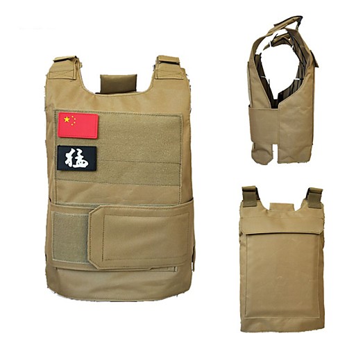 

Men's Hunting Gilet Outdoor Waterproof Ventilation Wearable Fall Spring Summer Solid Colored Nylon Yellow