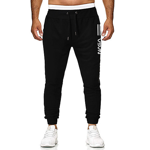 

Men's Sweatpants Joggers Jogger Pants Athletic Bottoms Drawstring Pocket Cotton Winter Fitness Gym Workout Running Training Exercise Breathable Soft Sweat wicking Normal Sport Dark Grey Black Light