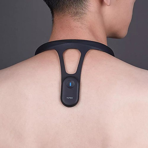 

Hipee Smart Posture Correction Device Real Time Scientific Back Posture Training Monitoring Youpin Corrector Black Red for Adult Blue Pink for Kids