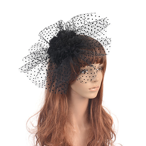 

Elegant Retro Lace Fascinators with Lace / Floral 1 Piece Special Occasion / Party / Evening Headpiece