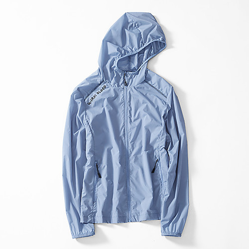 

Women's Waterproof Hiking Jacket Hiking Skin Jacket Hiking Windbreaker Outdoor Solid Color Waterproof Lightweight UV Sun Protection Windproof Jacket Hoodie Top Elastane Full Zip Hunting Fishing