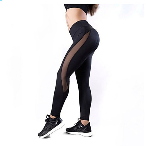 

Activewear Pants Solid Women's Training Running Natural Polyester