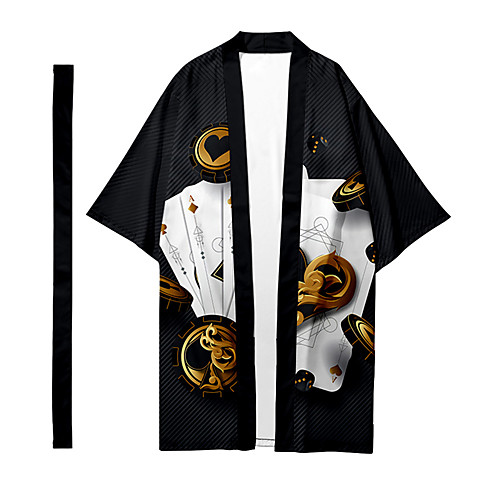 

Men's Shirt 3D Print Graphic Prints 3D Print Short Sleeve Daily Tops Casual Fashion Hawaiian Black