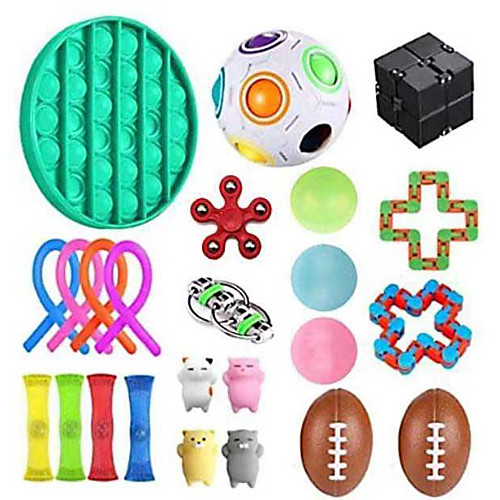 

Squishy Toy Squeeze Toy / Sensory Toy Jumbo Squishies Sensory Fidget Toy Stress Reliever 24 pcs Mini Cat Creative Transformable Cute Stress and Anxiety Relief Fun Decompression Toys Slow Rising