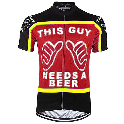 

21Grams Men's Short Sleeve Cycling Jersey Spandex Black / Red Black / Yellow RedBlue Bike Jersey Mountain Bike MTB Road Bike Cycling Sports Clothing Apparel / Stretchy / Athleisure