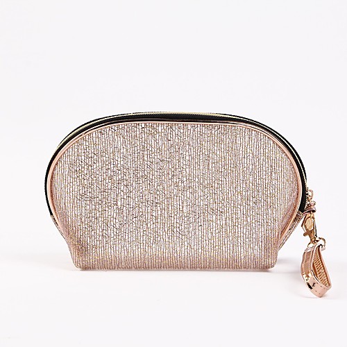 

Women's Bags PVC Plastic Cosmetic Bag Lace Zipper Solid Colored Daily 2021 Handbags White Light Gold Coffee