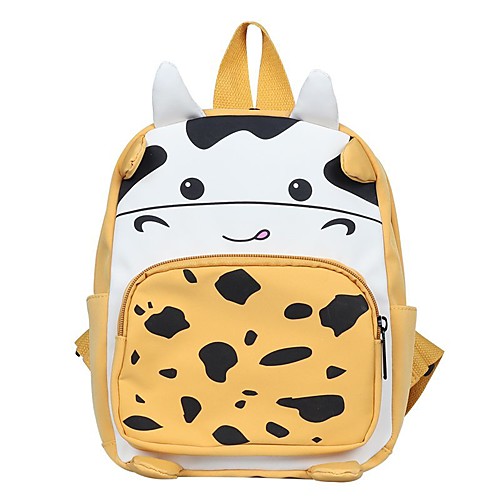 

Boys' Girls' Nylon Mini Backpack Lightweight Zipper Daily School Black Blue Yellow Blushing Pink
