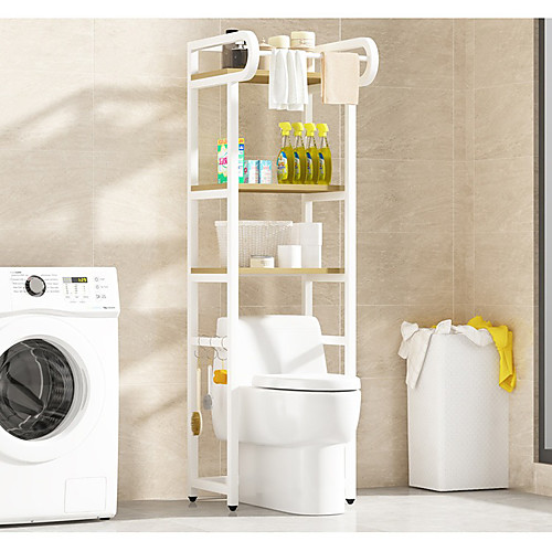 

Toilet Shelf Floor Multi-layer Bathroom Toilet Clamshell Washing Machine Storage Above