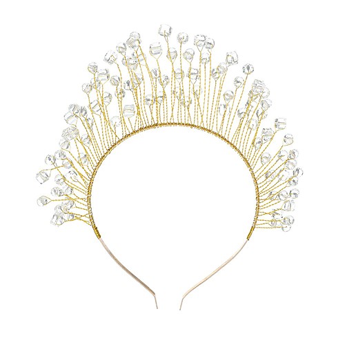

Wedding Bridal Crystal Headpiece with Crystal 1 Piece Wedding / Special Occasion Headpiece