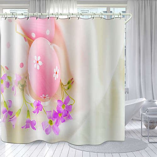 

Shower Curtains & Hooks Modern Polyester New Design