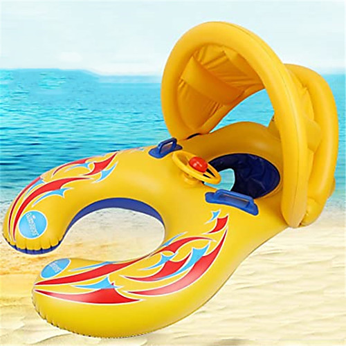 

Inflatable Pool Float Baby Swimming Float Sunshade Canopy with Safety Seat PVC / Vinyl Car Water fun Summer Beach Swimming 1 pcs Boys and Girls Kid's Baby