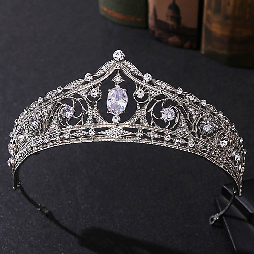 

Retro Sweet Rhinestone / Alloy Tiaras / Headbands with Crystal / Rhinestone / Split Joint / Trim 1 Piece Wedding / Party / Evening Headpiece