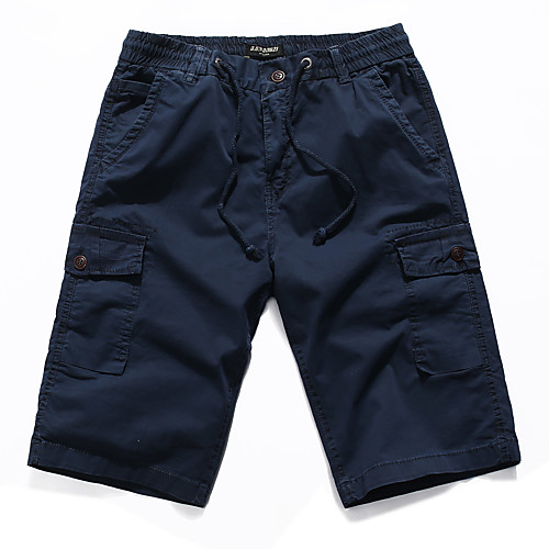 

Men's Hunting Pants Ventilation Wearproof Soft Summer Solid Colored Cotton for Black Army Green Khaki S M L XL XXL