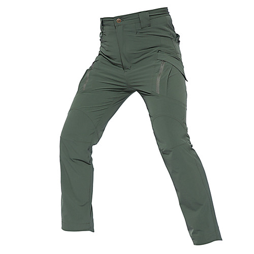 

Men's Hiking Pants Trousers Tactical Pants Solid Color Outdoor Tailored Fit Waterproof Breathable Quick Dry Wear Resistance Bottoms Black Army Green Grey Khaki Hunting Fishing Climbing S M L XL XXL