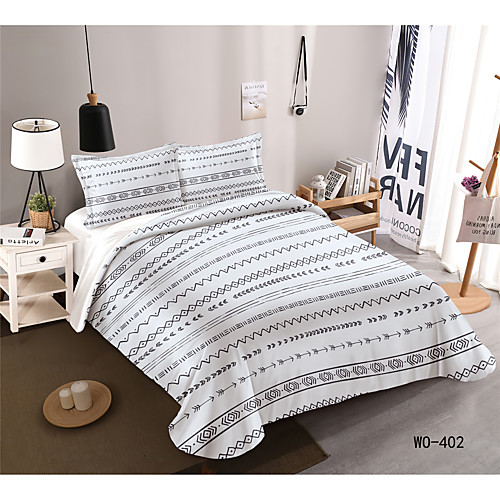 

3-Piece Duvet Cover Set Hotel Bedding Sets Comforter Cover with Soft Lightweight Microfiber, Include 1 Duvet Cover, 2 Pillowcases for Double/Queen/King