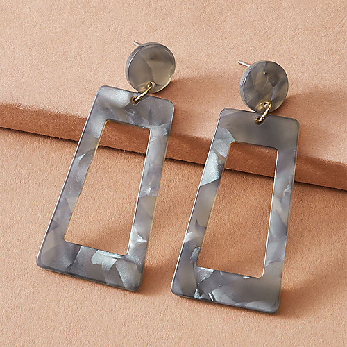 

Women's Drop Earrings Earrings Geometrical Fashion Simple Fashion Classic Trendy Earrings Jewelry Gray For Party Evening Street Gift Vacation Festival 1 Pair