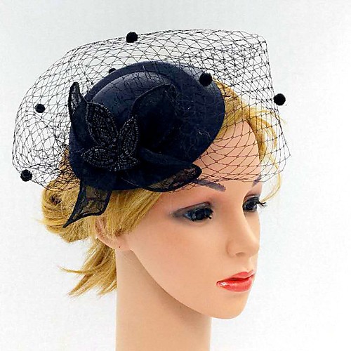 

Vintage Style Romantic Lace / Fabric Fascinators with Crystal / Lace / Appliques 1 Piece Special Occasion / Party / Evening Headpiece