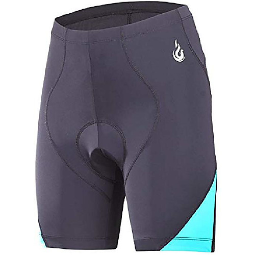 

women cycling shorts with thickness padding, bike shorts suitable for long-term ridding(xxl blue)