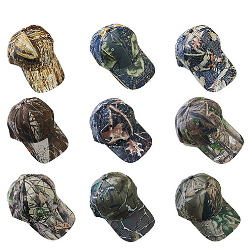 

Men's Cap Fishing Hat Hunting Hat Portable Ultraviolet Resistant Breathability Comfortable Camo Spring & Fall Terylene Hunting Fishing Camping / Hiking / Caving Everyday Use Camouflage Color Jungle