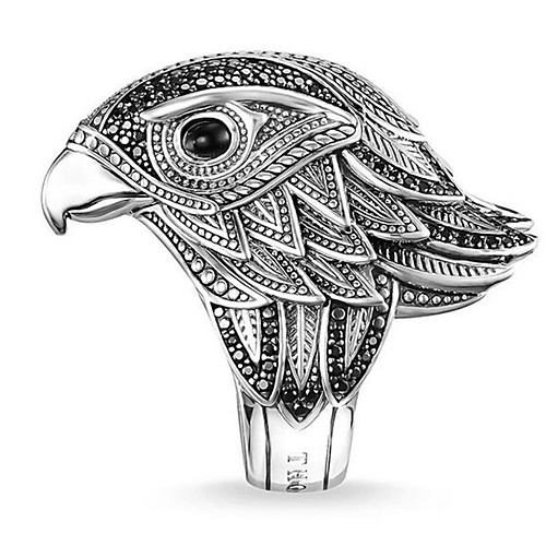 

Ring Silver Alloy Owl 1pc 7 8 9 10 11 / Men's