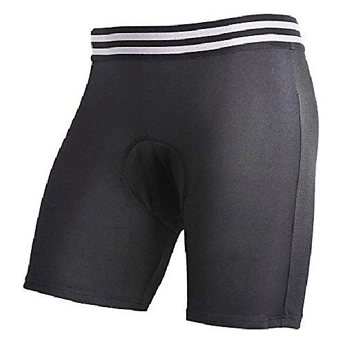 

men's bike shorts padded cycling underwear bicycle clothing (small, 0088 black)