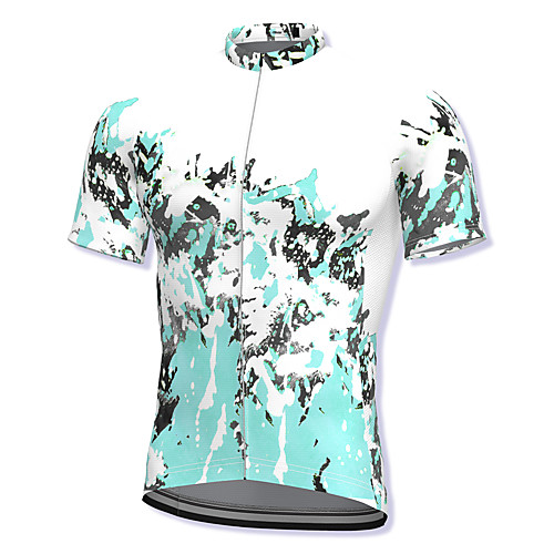 

21Grams Men's Short Sleeve Cycling Jersey Spandex White Bike Top Mountain Bike MTB Road Bike Cycling Breathable Quick Dry Sports Clothing Apparel / Athleisure