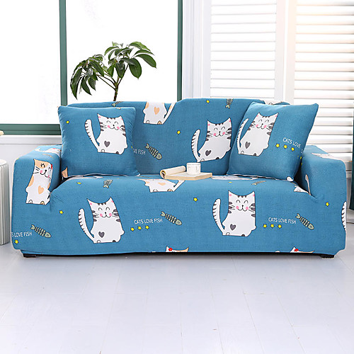 

Sofa Cover Plants / Print / Floral Yarn Dyed Polyester Slipcovers