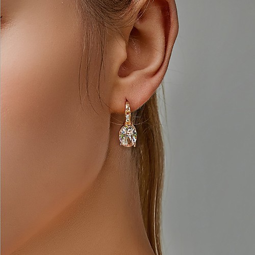 

Women's Earrings Classic Stylish European Sweet Earrings Jewelry Blushing Pink / Gold For Party Evening Street Prom Date Festival