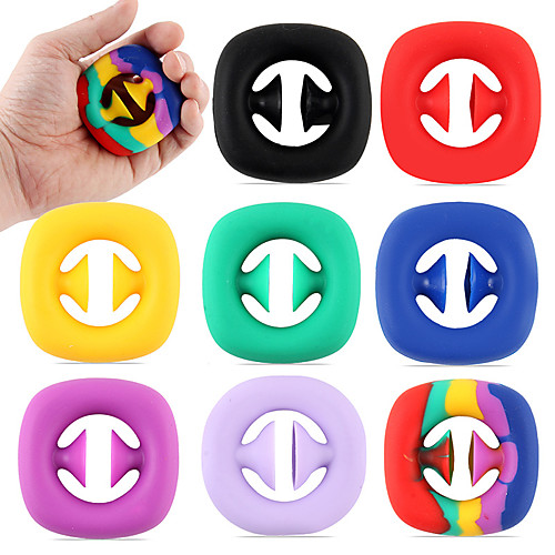 

Fidget Sensory Suction Cup Stress Reliever Grip Toy, Grab and Snap Hand Toy Anti-Stress Gadgets Squeeze Toy Funny Fidget Toy Gift Bag Filler for Kid Adults