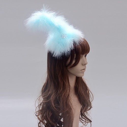 

1920s Retro Feather Fascinators with Feather / Crystals 1 Piece Special Occasion / Party / Evening Headpiece