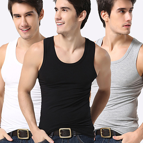 

Men's Sleeveless Workout Tank Top Running Tank Top Running Singlet Base Layer Top Singlet Athletic Athleisure Modal Breathable Quick Dry Moisture Wicking Fitness Gym Workout Running Active Training