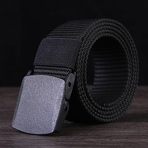 

Men's Military Tactical Belt Breathable Wearable Protective for Solid Colored Canvas Fall Spring Summer