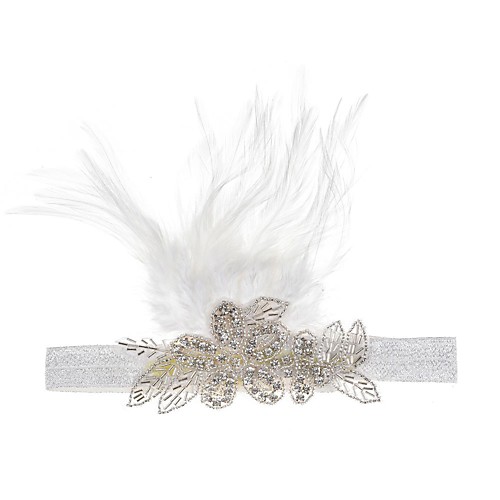 

1920s Retro Feathers Fascinators with Feather / Crystals 1 Piece Special Occasion / Party / Evening Headpiece