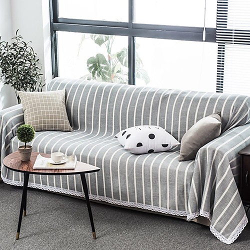 

Sofa Cover Striped / Geometric Printed Polyester Slipcovers