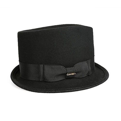 

Simple Classic Style Wool Hats with Trim 1 Piece Special Occasion / Party / Evening Headpiece