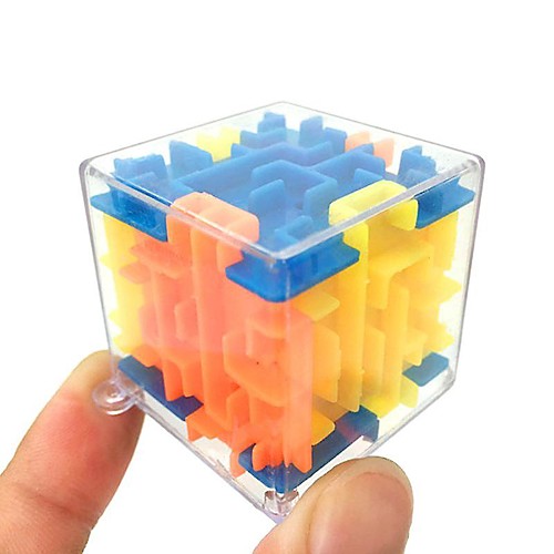 

plastic mini 3d cubes-maze puzzle