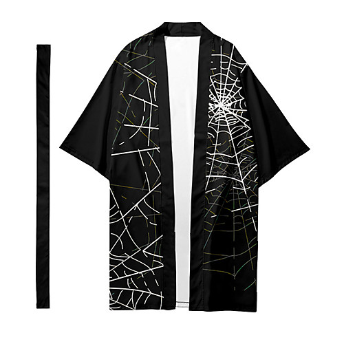 

Men's Shirt 3D Print Spider Animal 3D Print Short Sleeve Daily Tops Casual Fashion Black