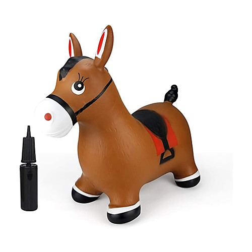 

Activity Toy Ride on Bouncy Animal Bouncy Horse Inflatable Jumping Hopper With Pump Boys and Girls Kid's Adults Gift Indoor Outdoor Summer Outdoor Toys