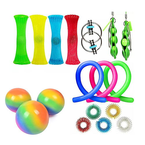 

18 pcs Fidget Toys Anti Stress Toy Set Strings Marble Relief Gift for Adults Girl Children Sensory Stress Relief Antistress Toys