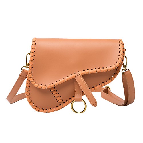 

Women's Bags PU Leather Messenger Bag Hobo Bag Zipper Solid Color Daily Outdoor 2021 Handbags Earth Yellow White Black Purple