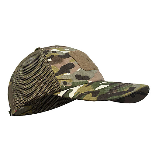 

Men's Baseball Cap Sun Hat Fishing Hat Outdoor UV Sun Protection Windproof UPF50 Quick Dry Spring Summer Camouflage Color Black Camouflage / Breathable