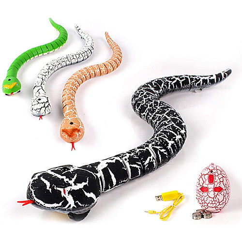 

Gags & Practical Joke 1 pcs Snake Remote Control Toy Creepy Plastic Shell For Kids Teen All