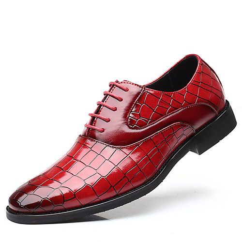 

Men's Oxfords Classic Daily PU Black Yellow Red Spring & Summer