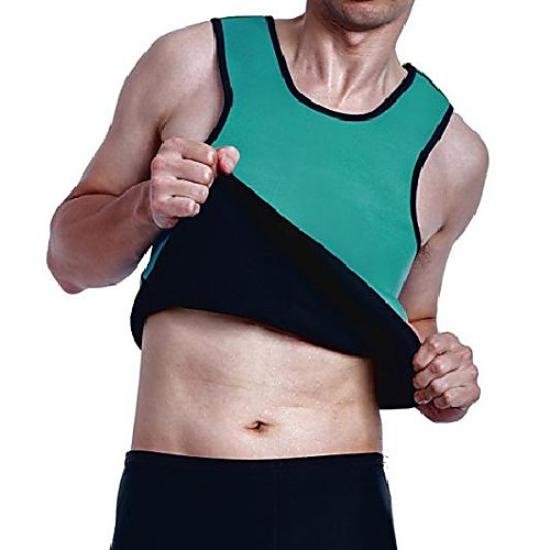 

Mens Slimming Sweat Vest Hot Neoprene Sauna Shirt Body Shapers for Weight Loss